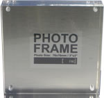 Square photo frame acrylic iron 