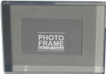 Small rectangular photo frame with stand acrylic iron 