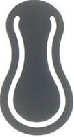 Stainless steel book mark 
