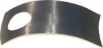Upright stainless steel wine stand