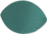 Large Beanstalk Pod teal silk 