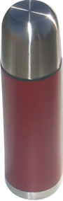200ml stainless steel vacuum flask red 