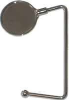 Portable bag hook for table round 