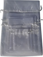 Organza tie-bag white size C