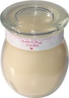 Candle in 15oz glass jar with lid white 
